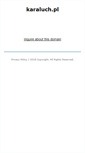 Mobile Screenshot of karaluch.pl