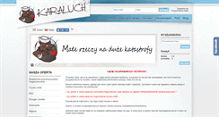Desktop Screenshot of karaluch.com.pl